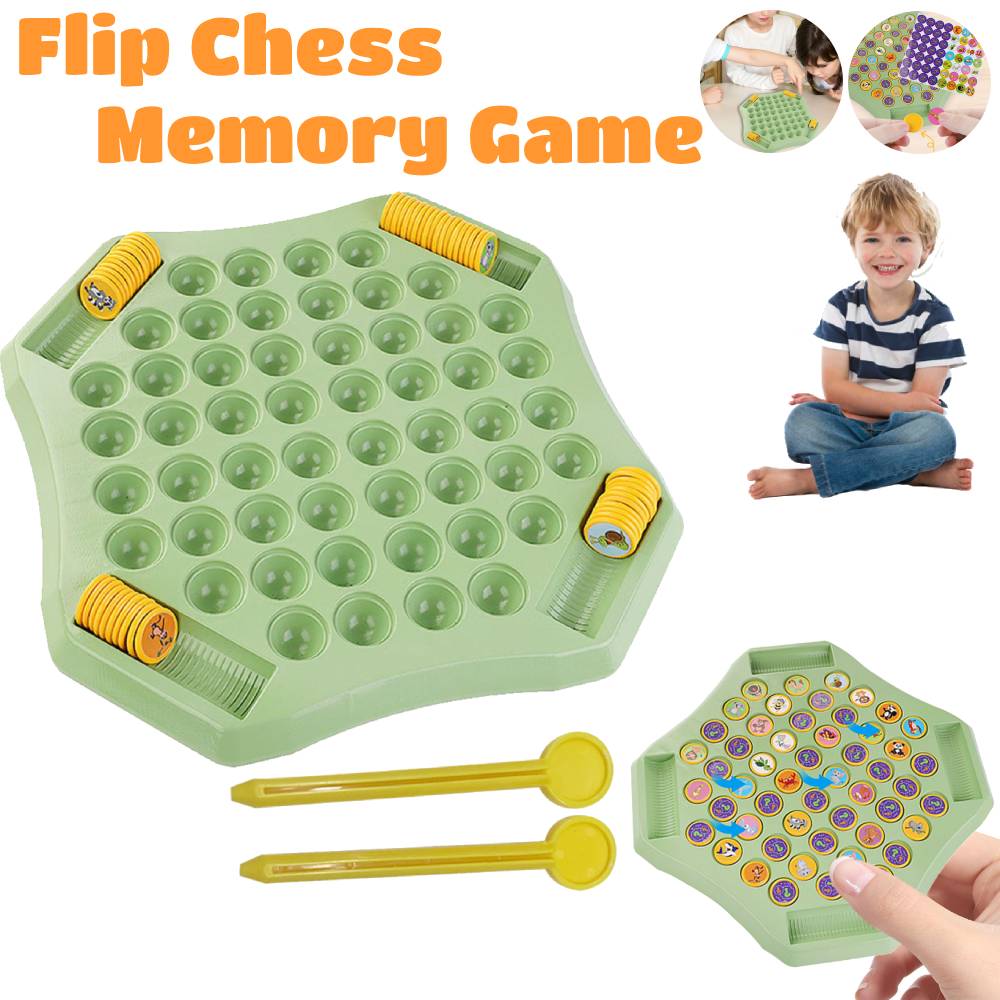 Board Game Flip 7 - Flip Satranç Çocuk Hafıza Eğitimi Satranç