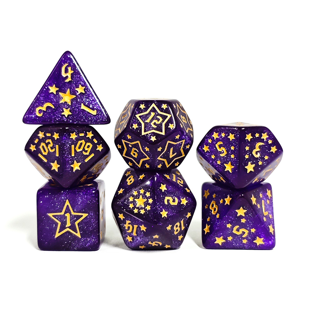 Dice Set Polyhedral - Zar Seti Masa Oyunları Zar Atma