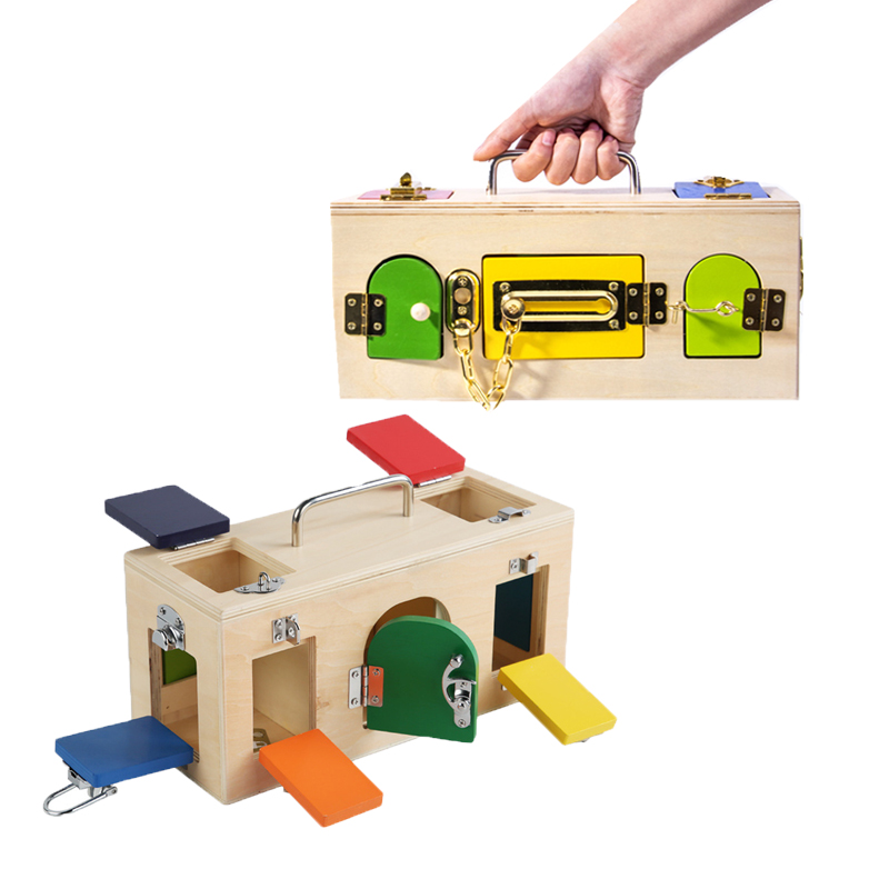 Board Game Nature - Montessori kilit kutusu oyuncak ahşap aktivite