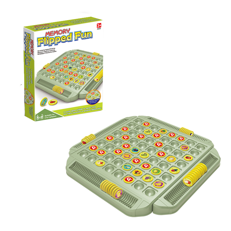 Board Game Flip 7 - Eğlenceli Çevirme Oyunu: 2-4 Yaşındaki Çocuklar
