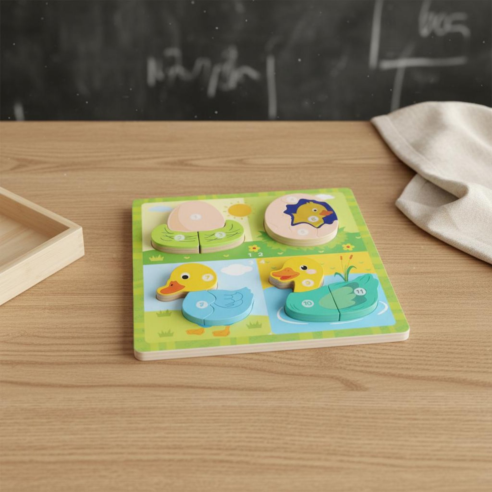 Board Game Nature - Büyüme Tahtası Oyunu Bilişsel Gelişim Yaratık