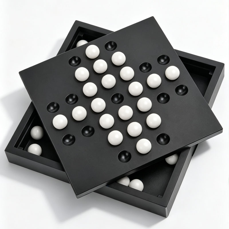 Board Game Enthusiast - Avrupa Klasik Tekli Satranç Peg Solitaire