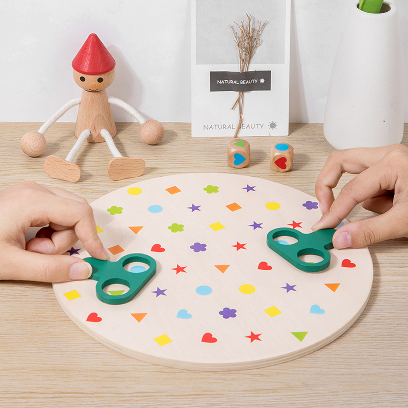 Board Game Design - Montessori Eşleştirme Oyunu Tahtası Renkler ve