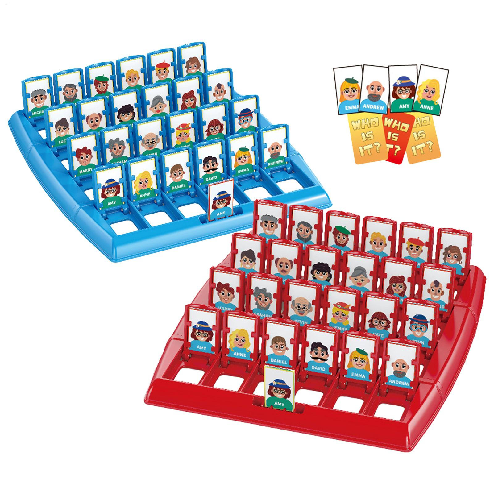 Board Game Who Is It - İki Kişilik Eğitici Oyuncak İnteraktif Hafıza