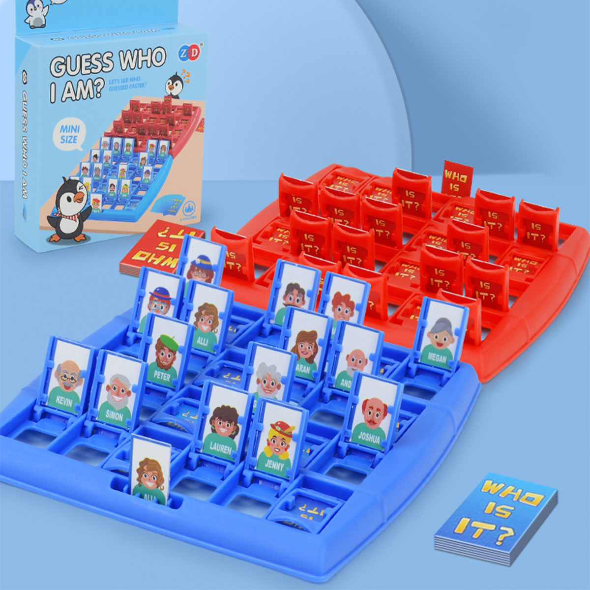 Board Game Who Is It - 1 takım Kim Olur Parti Oyunları,