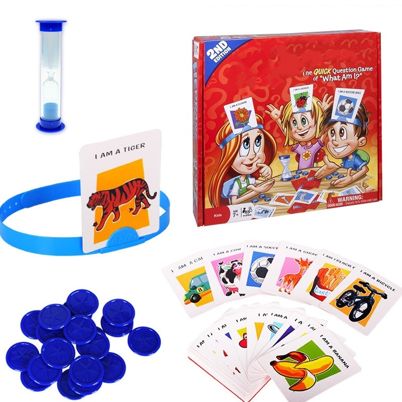 Board Game Who Is It - Çocuklar Komik Kartlar Masa Oyunu Oyuncak