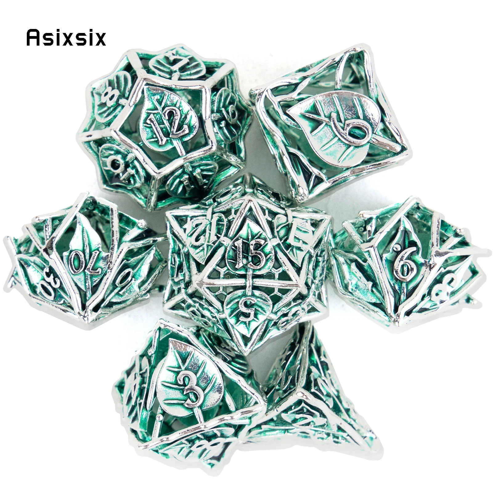 Dice Set Polyhedral - Metal Zarlar, Masaüstü Rol Yapma Oyunları