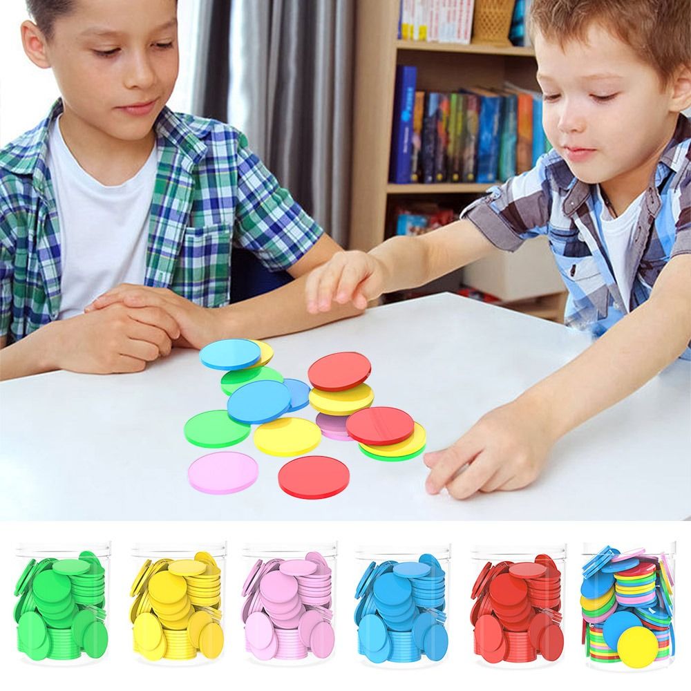 Board Game Operation - 100 adet Plastik Sayma Çipleri Toplama