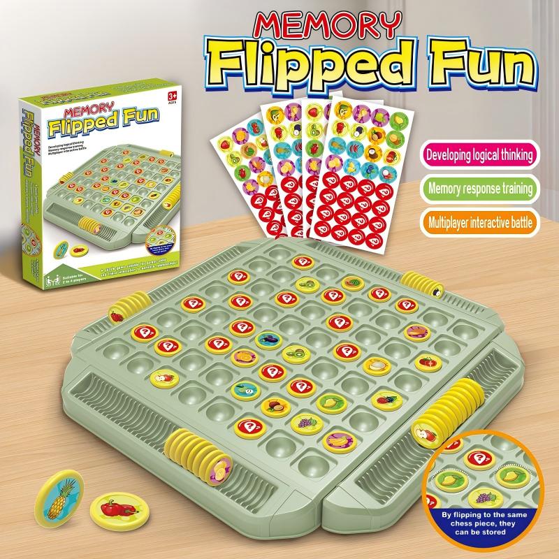 Board Game Flip 7 - Komik Meyve Çevirme Masa Oyunu, Hafıza