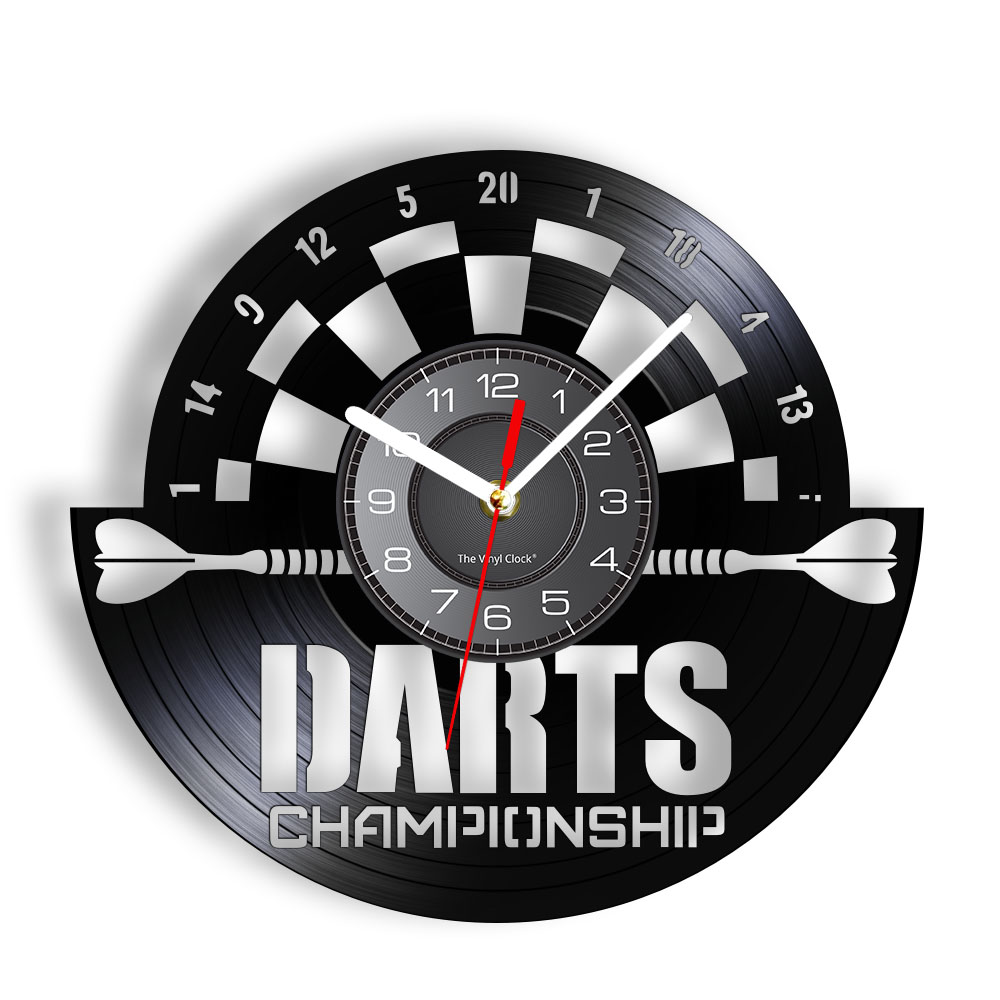 Board Game Room - Dart Tahtası Oyunu Modern Duvar Saati
