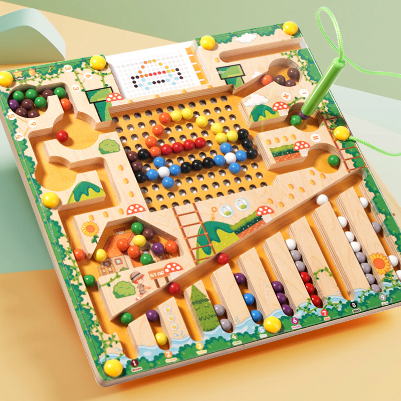 Board Game Nature - Manyetik Sıralama Oyunları Montessori Bulmaca Oyuncaklar