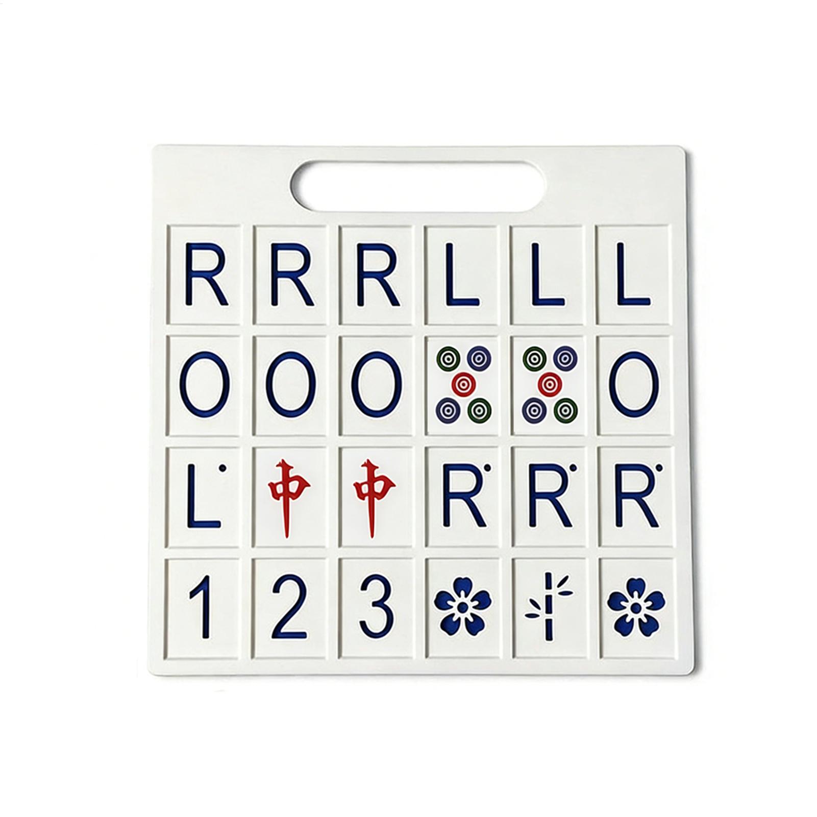Board Game Room - Solo Mahjong Tahtası 24 Yuvalı Taşınabilir