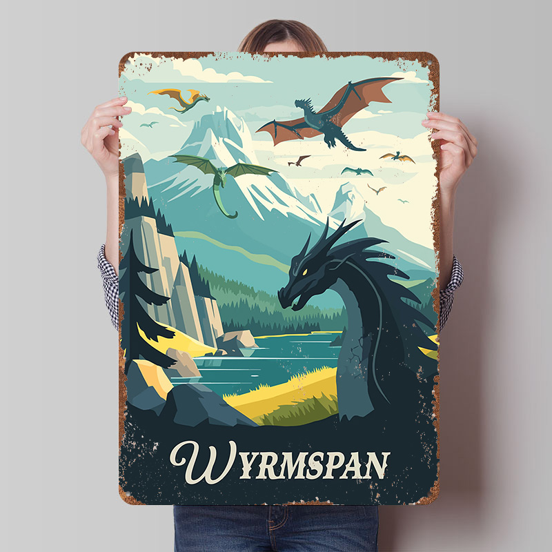 Board Game Vintage - Wyrmspan Masa Oyunu İlham Veren Poster