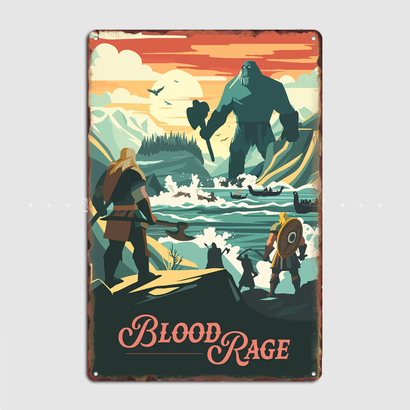 Board Game Vintage - Blood Rage Masa Oyunu İlham Veren