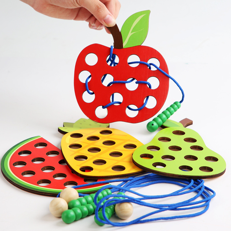 Board Game Nature - 1 takım çocuk Eğlenceli Montessori Meyve