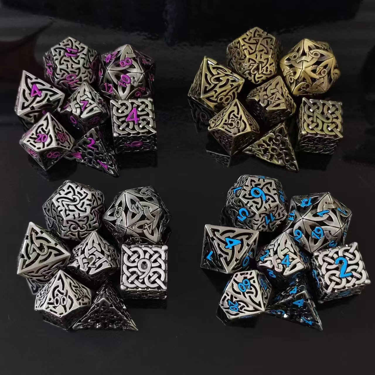 7 adet Cosplay D4-D20 DND piri - Dice Set Polyhedral incelemesi ve fiyatı