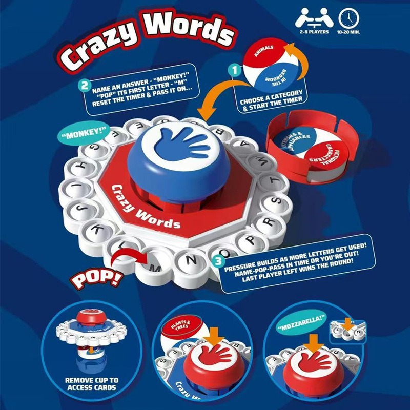 Çılgın Kelimeler İngilizce Mas - Board Game English For Kids incelemesi ve fiyatı