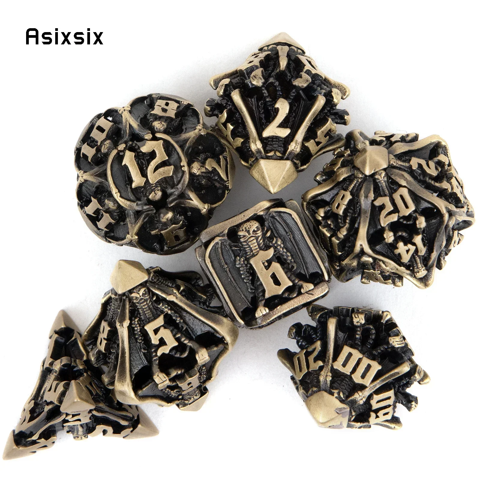 Metal Zarlar, Masaüstü Rol Yap - Dice Set Polyhedral incelemesi ve fiyatı