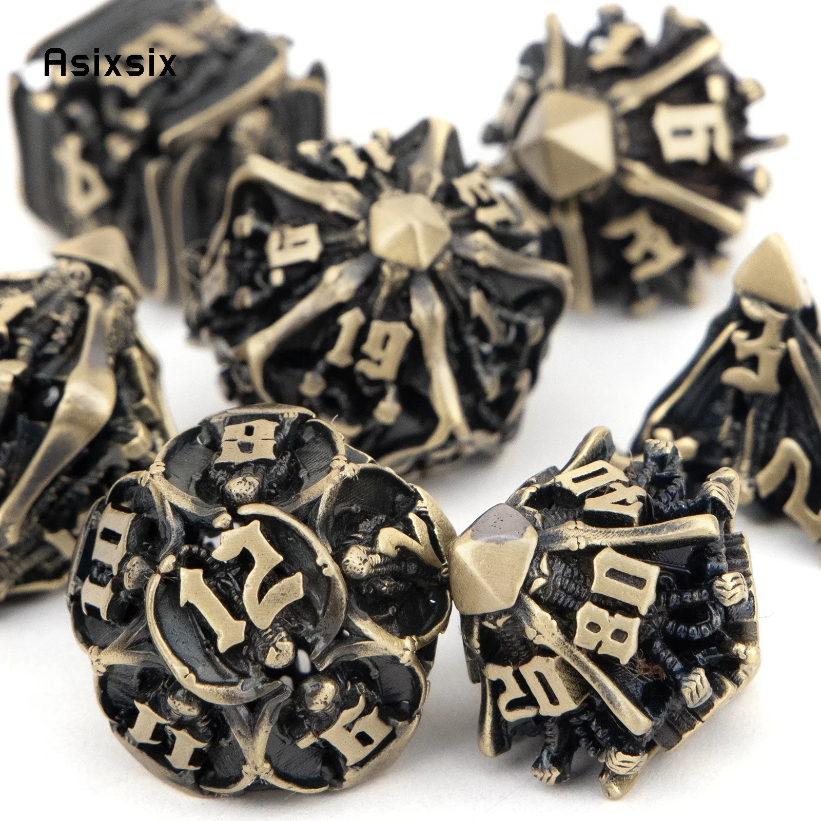Metal Zarlar, Masaüstü Rol Yap - Dice Set Polyhedral incelemesi ve fiyatı
