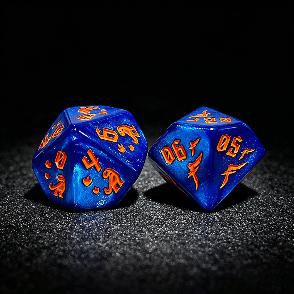 7 adet Jurassic okyanus mavisi - Dice Set Polyhedral incelemesi ve fiyatı