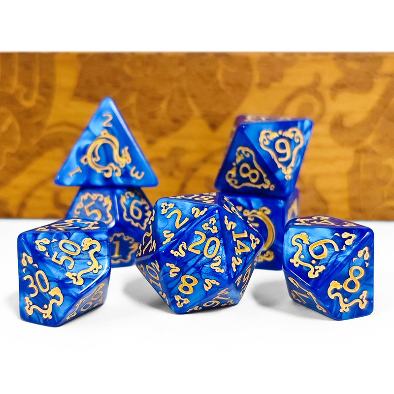 7 adet Set DND Zar Ejderha Des - Dice Set Polyhedral incelemesi ve fiyatı