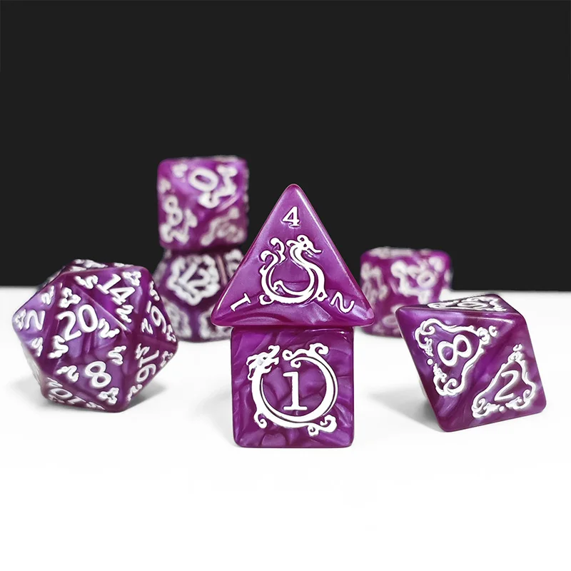 7 adet Set DND Zar Ejderha Des - Dice Set Polyhedral incelemesi ve fiyatı