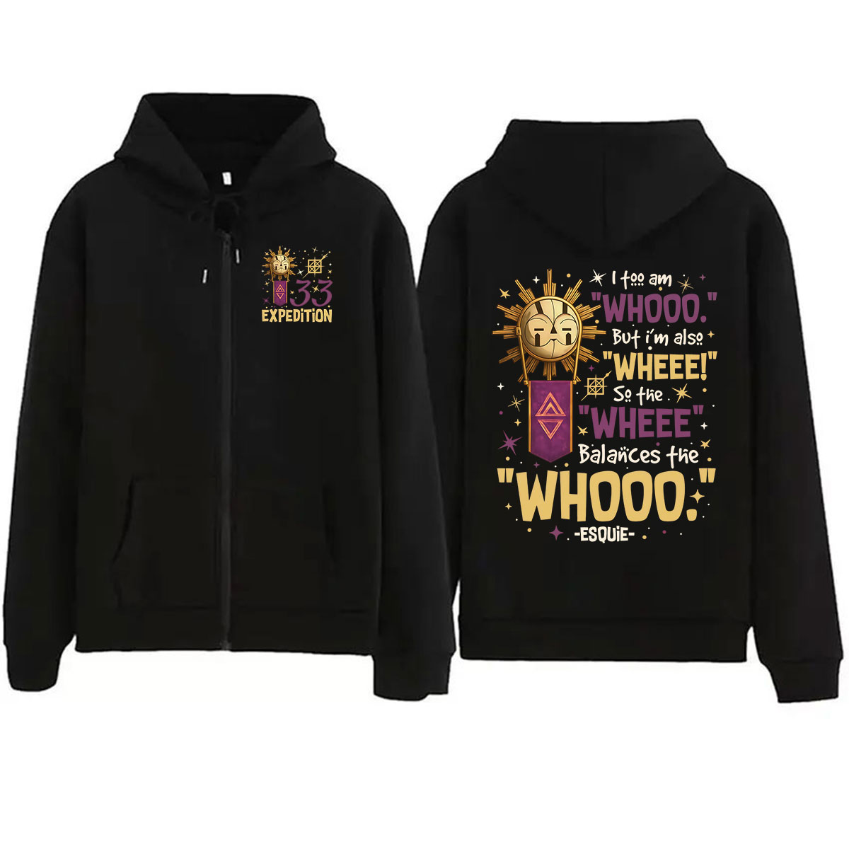 Zip Up Hoodie Clair Obscur Exp - Board Game Who Is It incelemesi ve fiyatı
