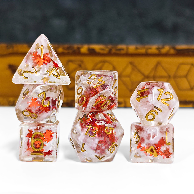 7 adet DND zar şeffaf reçine s - Dice Set Polyhedral incelemesi ve fiyatı