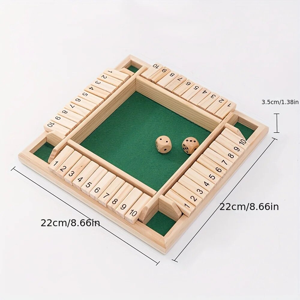 Ahşap Zar Masa Oyunu 4'lü Oyun - Board Game Dnd incelemesi ve fiyatı